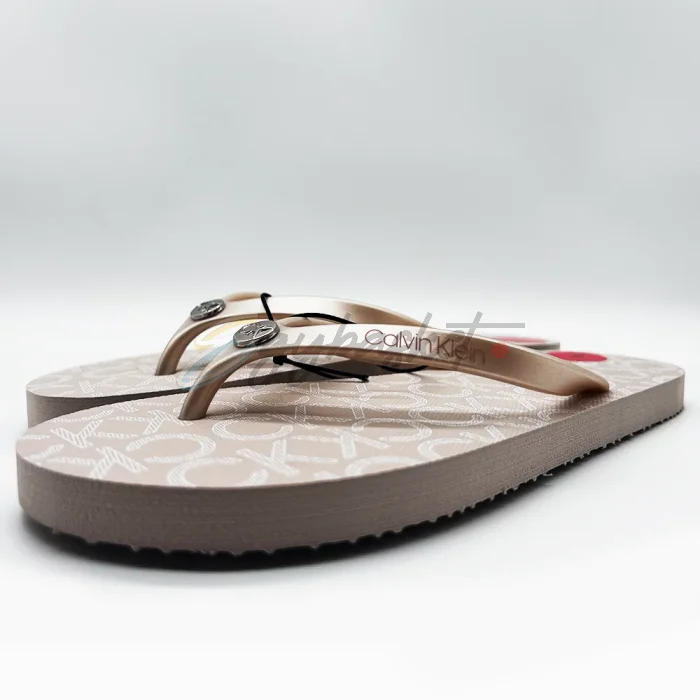 Calvin Klein sarminya gold slipper Original - Image 6