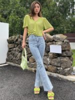 Pearl Puff Sleeve Blouse - Image 4