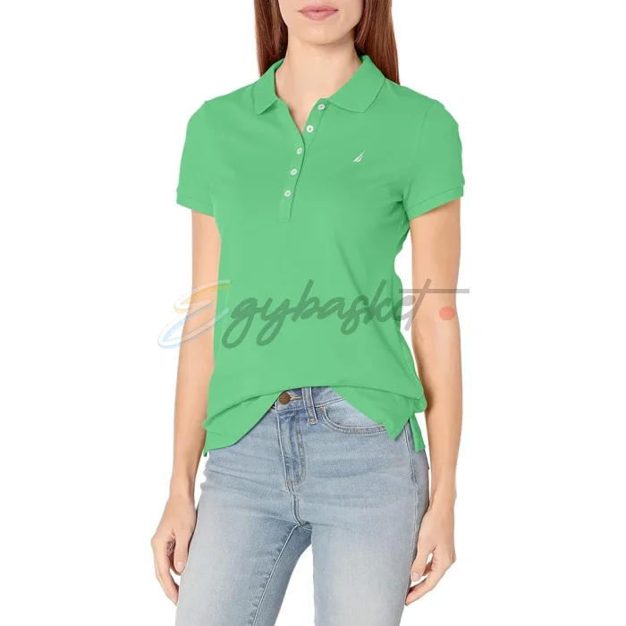 Nautica Women polo shirt green - Image 1