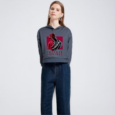 SHEIN EZwear Graphic Phrase & Character Hooded Thermal Hooded Hoodie