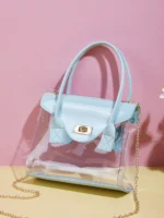SHEIN Clear Turn-lock Satchel Bag - Image 6