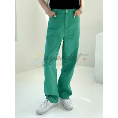 DAZY Slant Pocket Straight Leg Pants