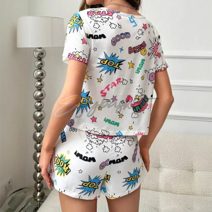SHEIN Pajama Set Graphic - Image 2