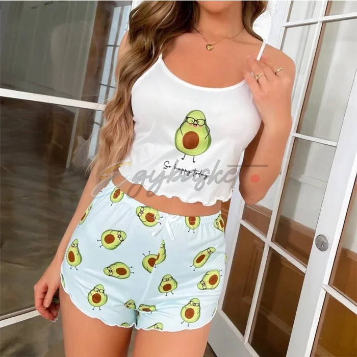 SHEIN Pajama Set Avocado - Image 5