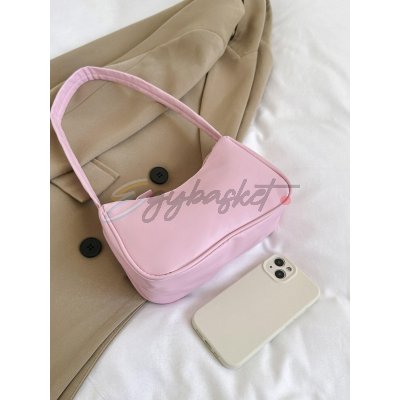 SHEIN Minimalist Baguette Bag Women