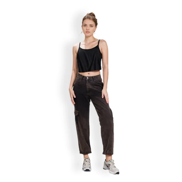 SHEIN EZwear Solid Crop Cami Top - Image 1