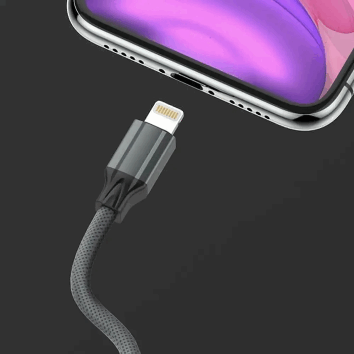 LDNIO LS441 Lightning 2.4A Fast charging Data Cable 1M Length (Iphone) - Image 1