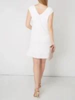 Comma delicate white sleeveless dress - Image 4