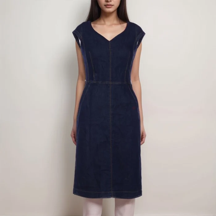 COMMA Elegant Navy Blue Dress - Image 1