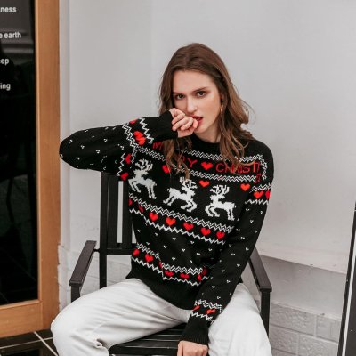 H&M Christmas  Pattern knit pullover