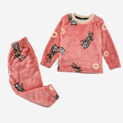 LCWAIKIKI bambi girls fleece pajama set