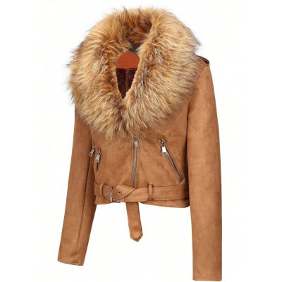 Shein Vintage Fur Jacket