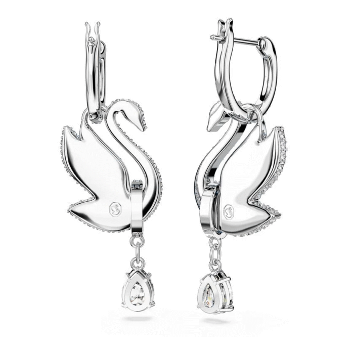 Swarovski Swan drop earrings - Image 2