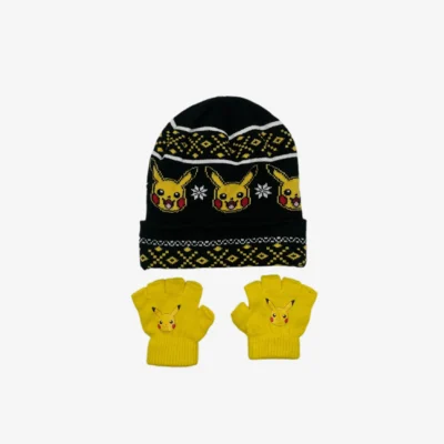 Pikachu Winter Cap & Gloves