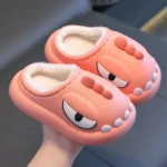 Children's Cotton Slippers Pink 18 cm