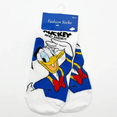 White Donald Duck Women Socks