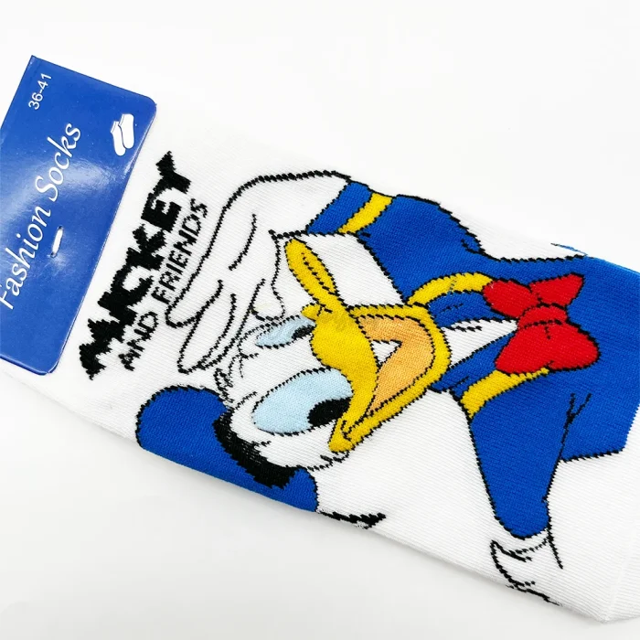 White Donald Duck Women Socks - Image 3