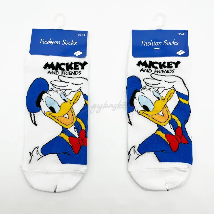 White Donald Duck Women Socks - Image 2