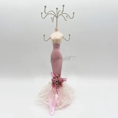 Pink Graceful Jewelry Holder