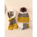 Shein Kids wool Hat Scarf Gloves