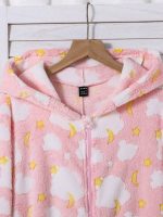 Shein Girl Cloud & Moon Pajamas - Image 4