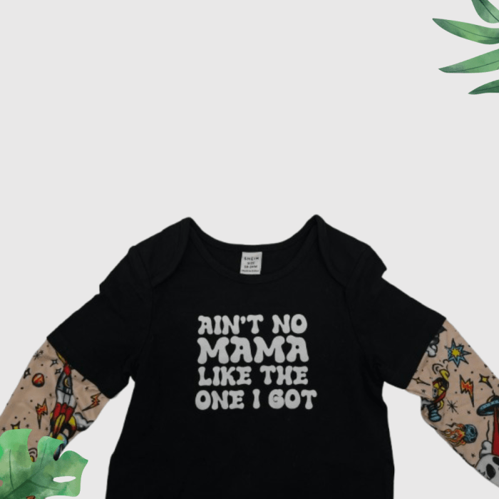 Shein Baby Black Bodysuit - Image 2