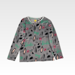 Kids Pajama Velvet Makeup Printed - Image 2