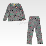 Kids Pajama Velvet Makeup Printed