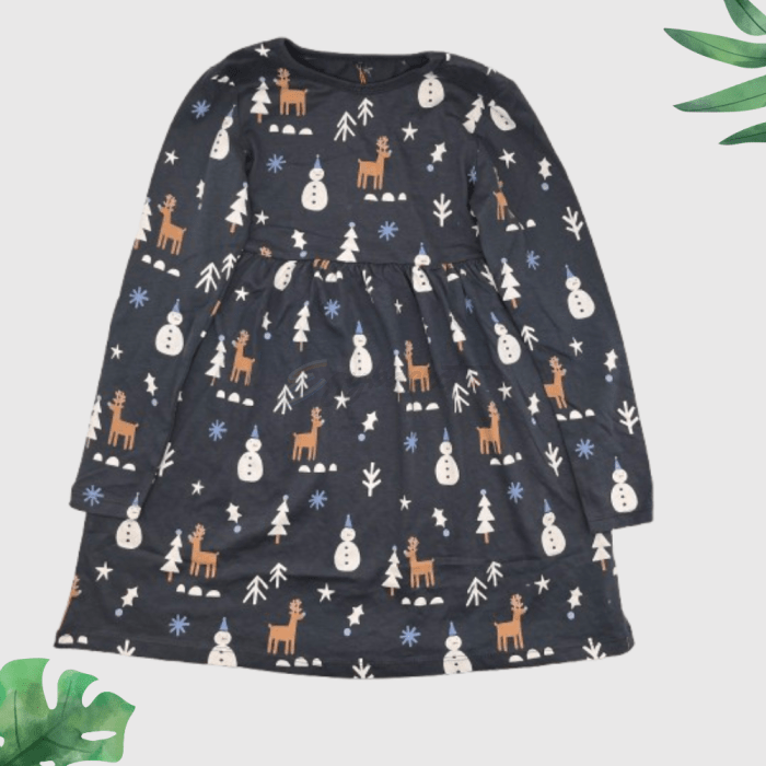 SHEIN Girls Christmas Santa Dresses - Image 2