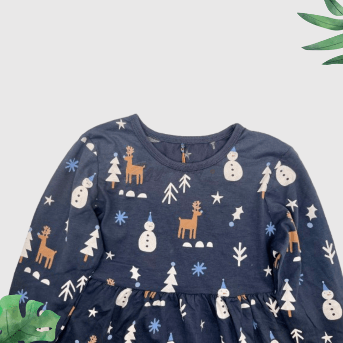 SHEIN Girls Christmas Santa Dresses - Image 3