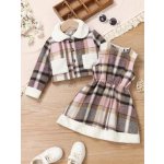 SHEIN Girls’ Plaid Dress (Dress only )