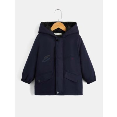 Boy Flap Detail Hooded Coat
