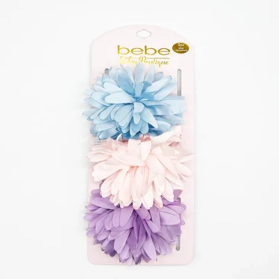 Bebe Baby Boutique 3-Piece Floral Headband Set