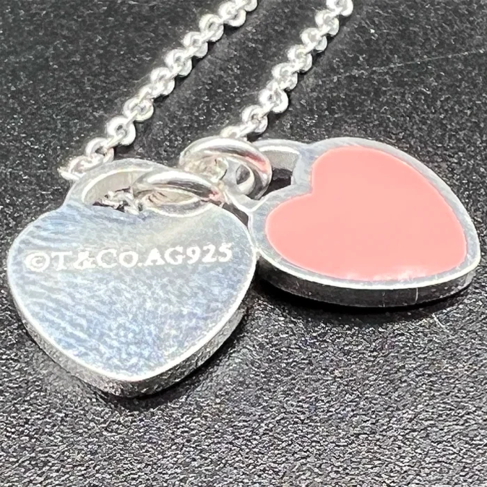 Tiffany & Co Mint Green Mini Heart Pendant in Sterling Silver - Image 6