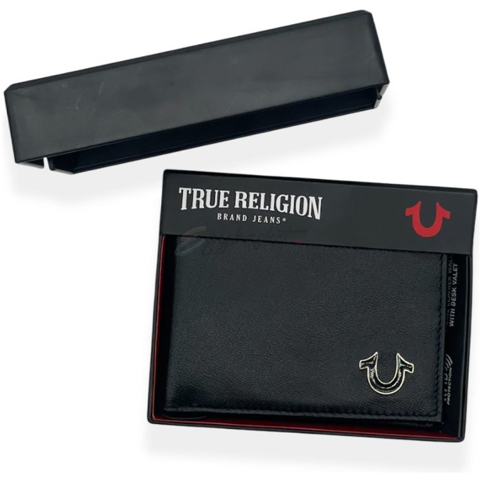 True Religion man's wallet DAKAR black leather - Image 3
