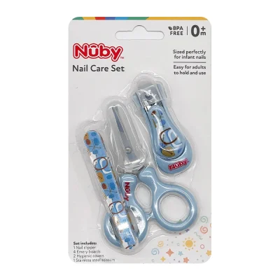 Nuby Nail Care Set for Infants – BPA-Free (0+ Months)
