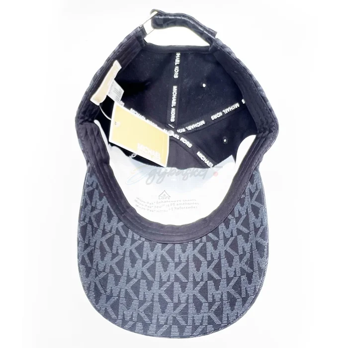 MK Signature Monogram Baseball Hat in Denim - Image 4