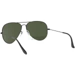 Ray ban AVIATOR black Metal RB 3024 sunglass. - Image 2