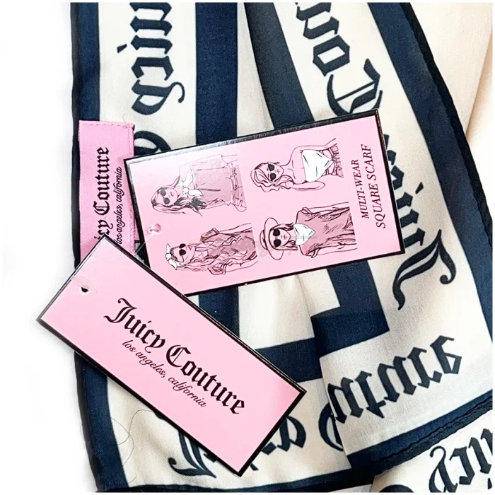 Juicy Couture Graphic Logo Scarf - Image 5