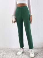 SHEIN Essnce High Waisted Crop Pants - Image 4