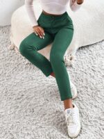 SHEIN Essnce High Waisted Crop Pants