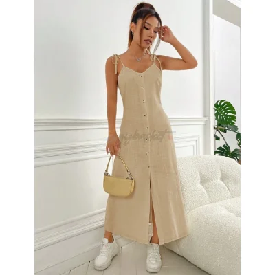 SHEIN Women’s Button linen Dress