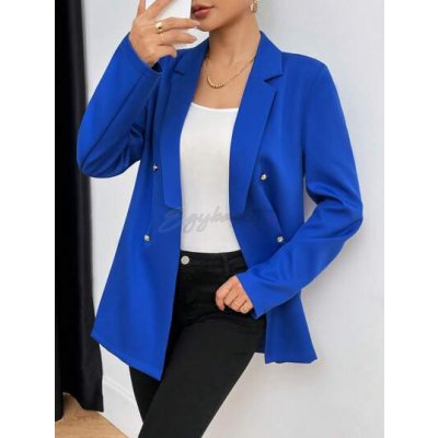 Women's Blue Blazer Jacket