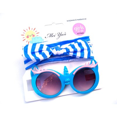 Rainbow glasses and bow