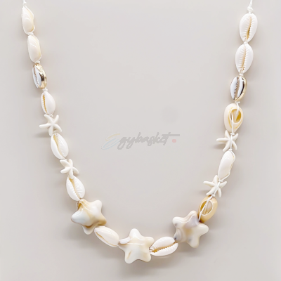 Seashell Dreams Star & Cowrie Necklace