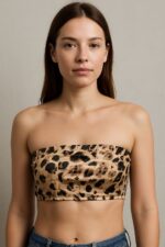 SHEIN Women’s Tiger-Print Top