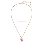 Swarovski Swan pendant Swan, Medium, Pink, Rose gold-tone - Image 3
