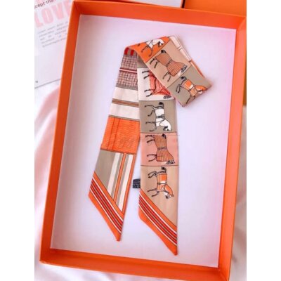 Twilly luxury printed