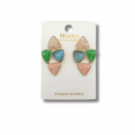 NEFERU Geometric Multi-Color Studs