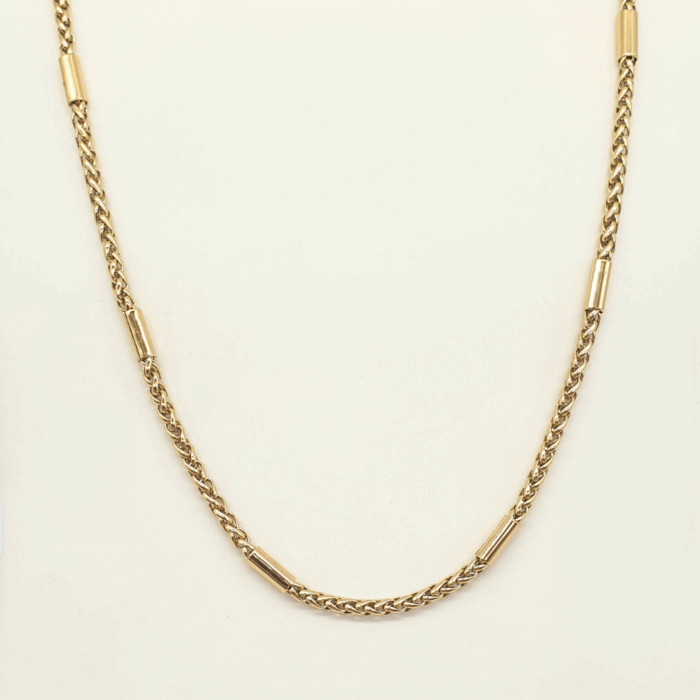 NEFERU Rope Necklace – Gold Plated Stainless Steel - Image 4